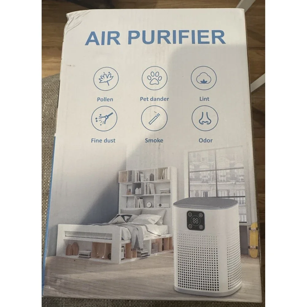 Air Purifiers for Bedroom, Honeyuan H13 HEPA Air Purifier for Home Large Room
